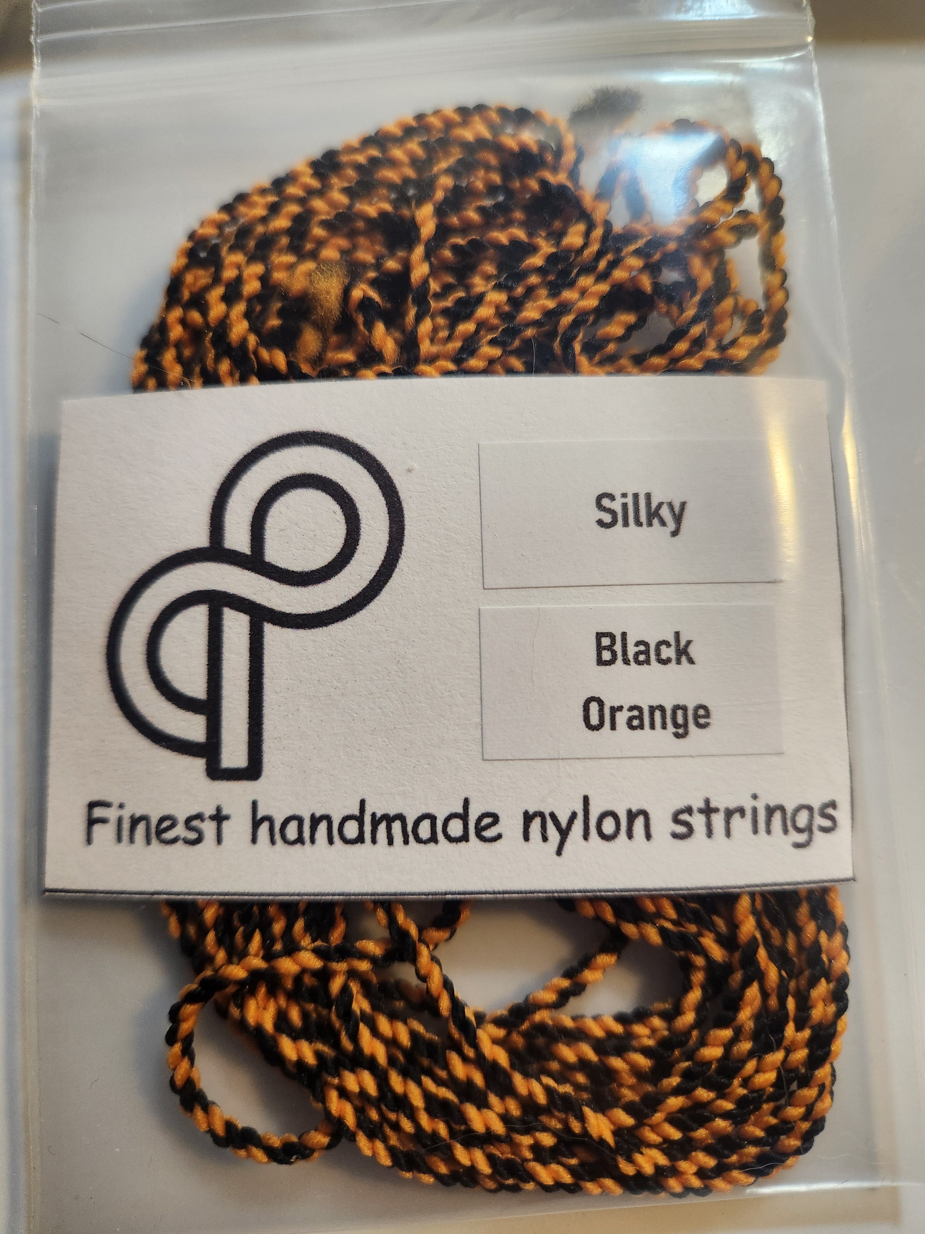 Silky nylon - Black Orange