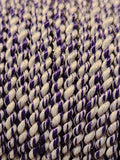 Fleecy nylon - Purple White