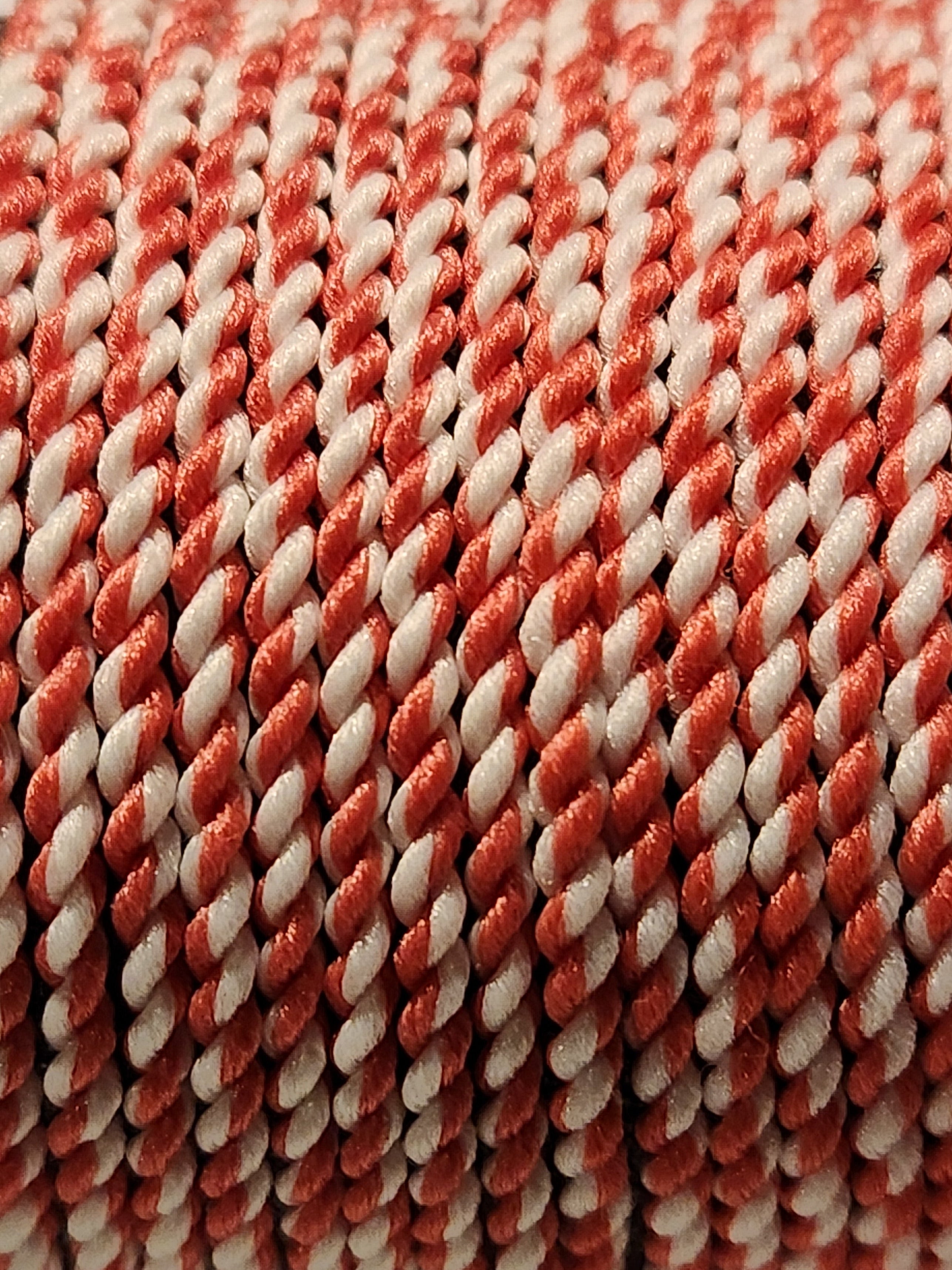 Wooly nylon - White Pink