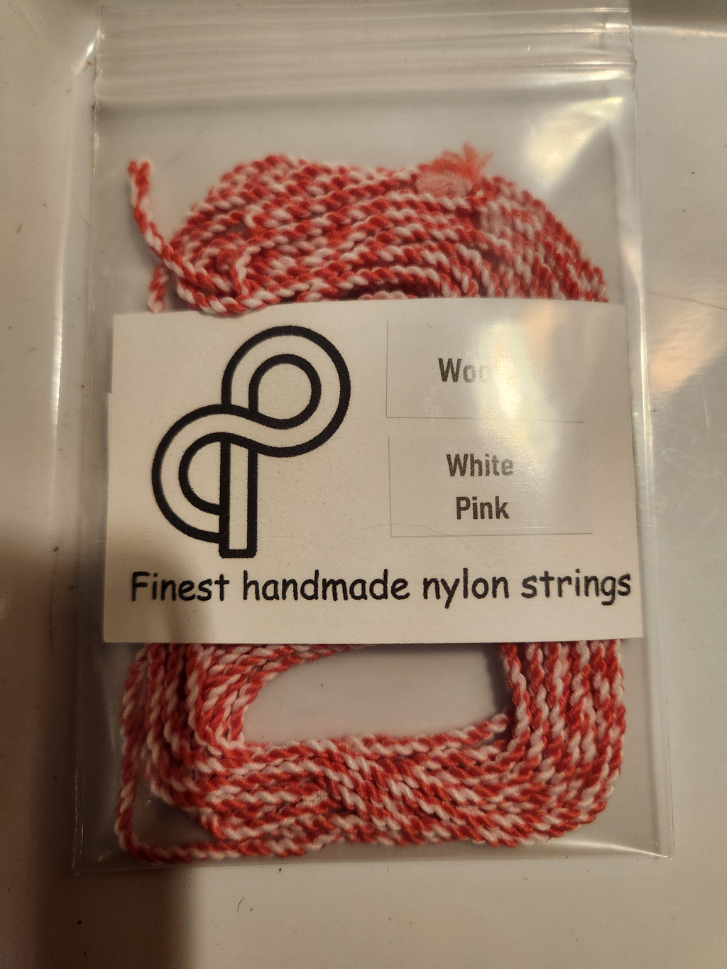 Wooly nylon - Rose Blanc