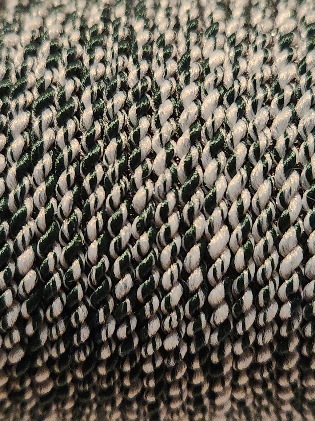 Fleecy nylon - Green White