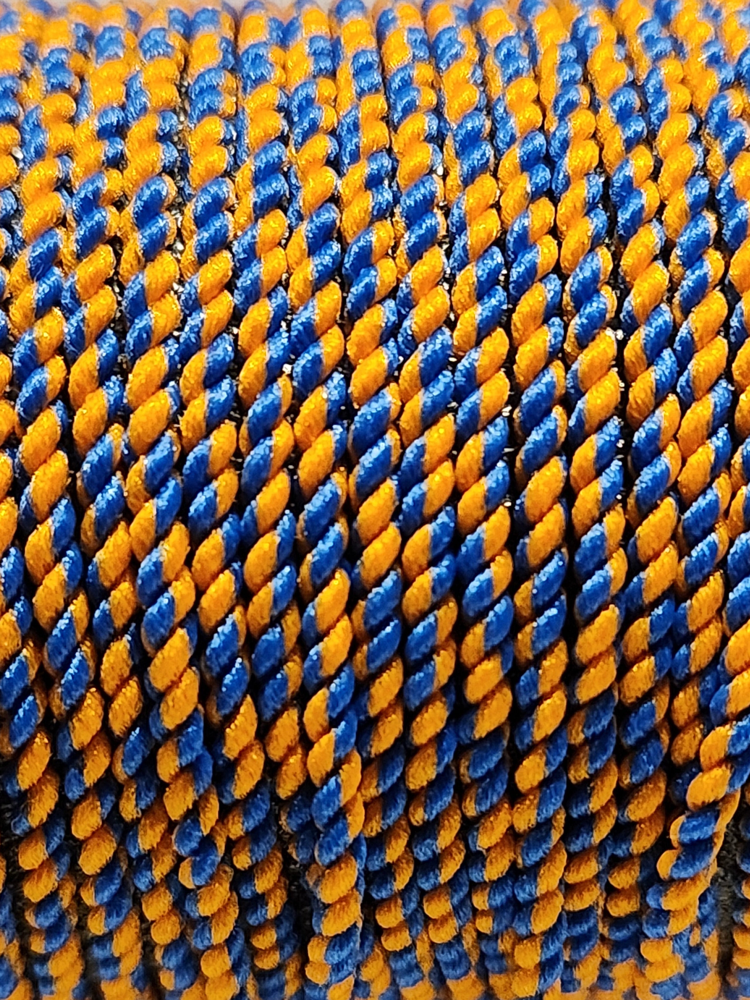 Silky nylon - Orange Blue